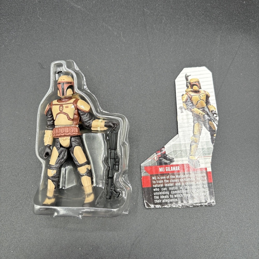 Star Wars Republic Elite Forces Cuy'val Dar Mandalorian Mij Gilamar 2007 3.75 #1